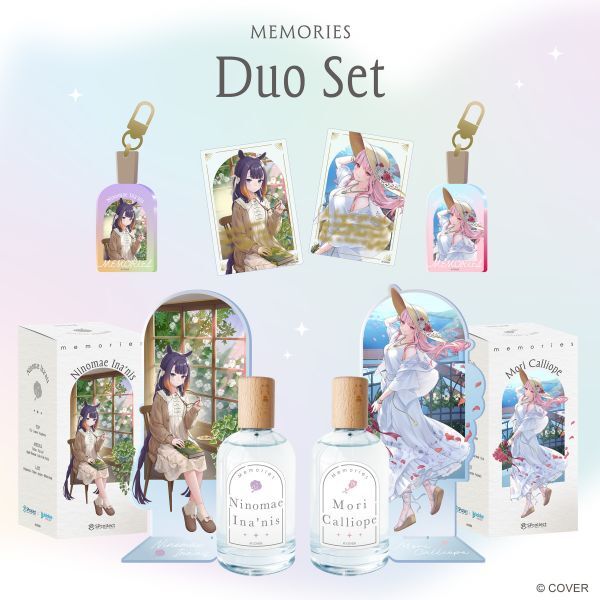 「官品代購」hololive EN 聯名香氛噴霧系列 【SPcollect】MEMORIES 💀🐙  (Mori Calliope/ Ninomae Ina’nis)