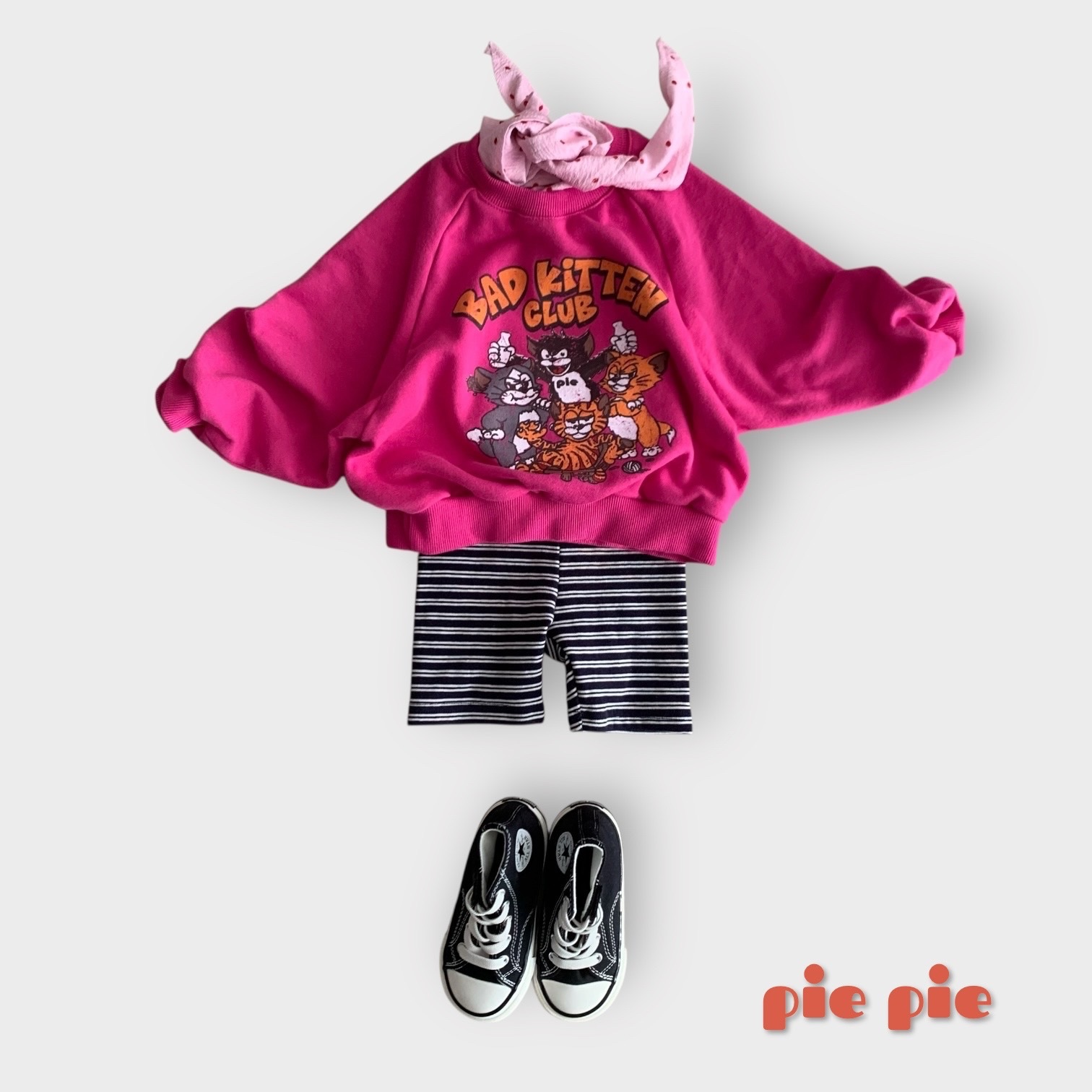 快樂節奏條紋五分褲