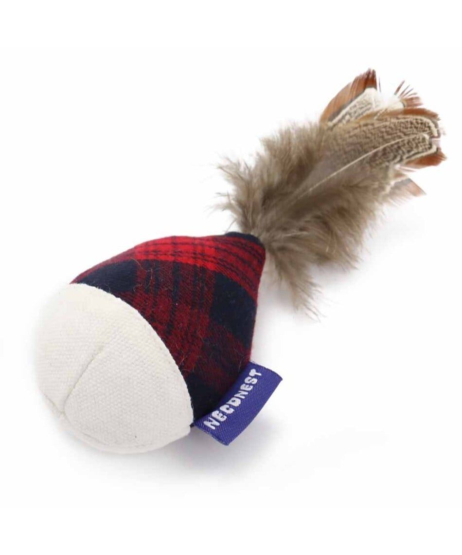 【PET PARADISE】 寵物玩具-寵物天堂 毽子 紅、綠 (帶貓薄荷)