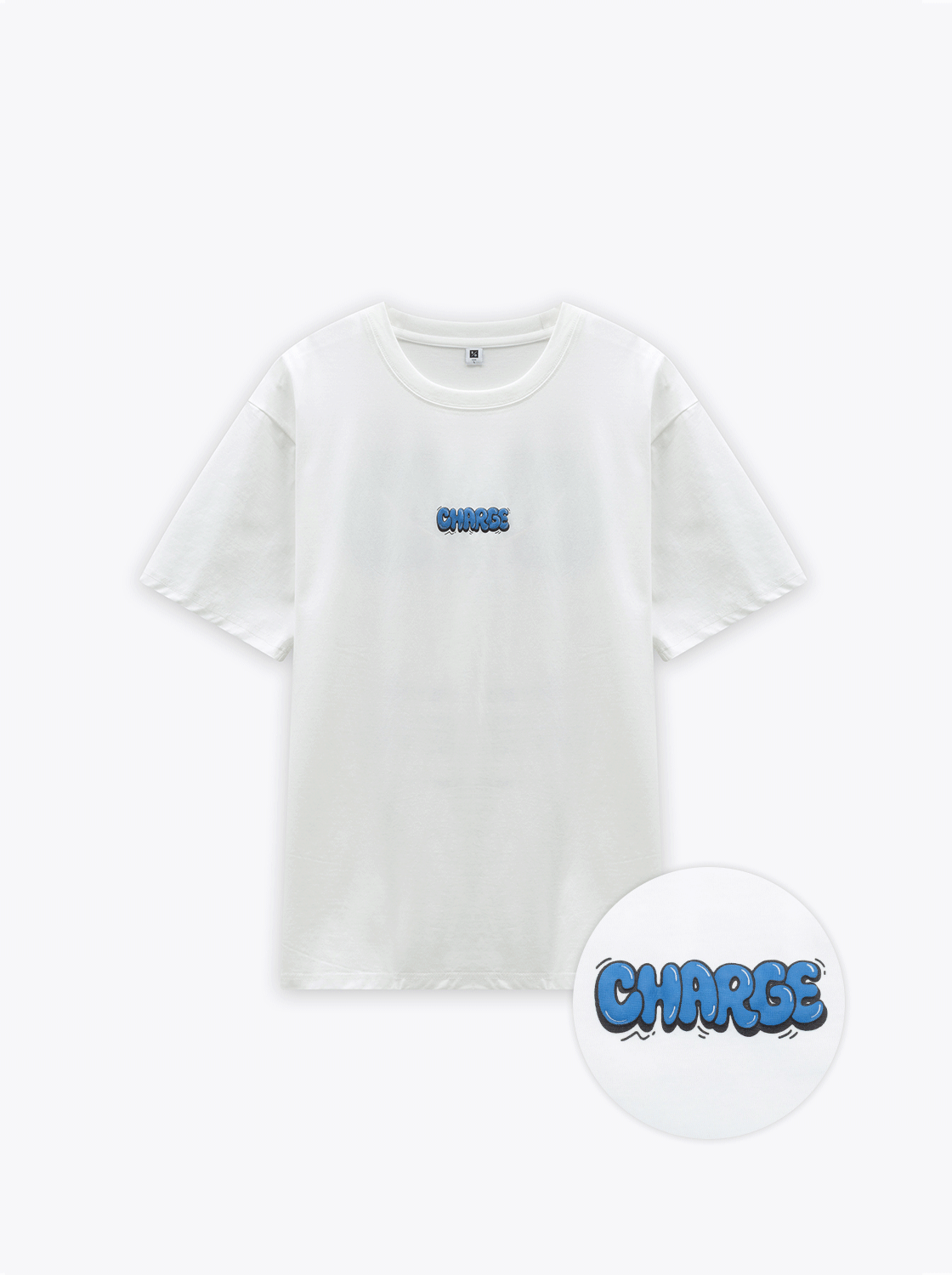 【期間限定】個性塗鴉字發泡印花TEE