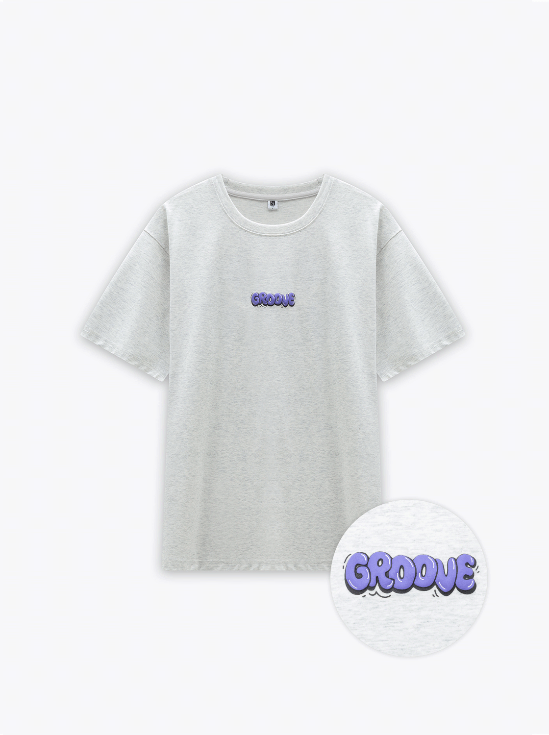 【期間限定】個性塗鴉字發泡印花TEE