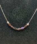 0120GZ22-舒俱來SU-sjl467多彩碎鑽鎖骨鏈（A22）