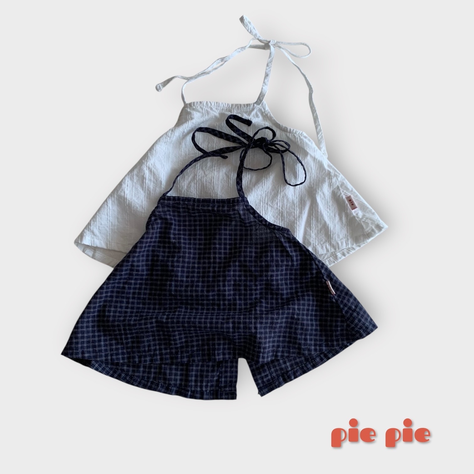 草地野餐綁帶上衣