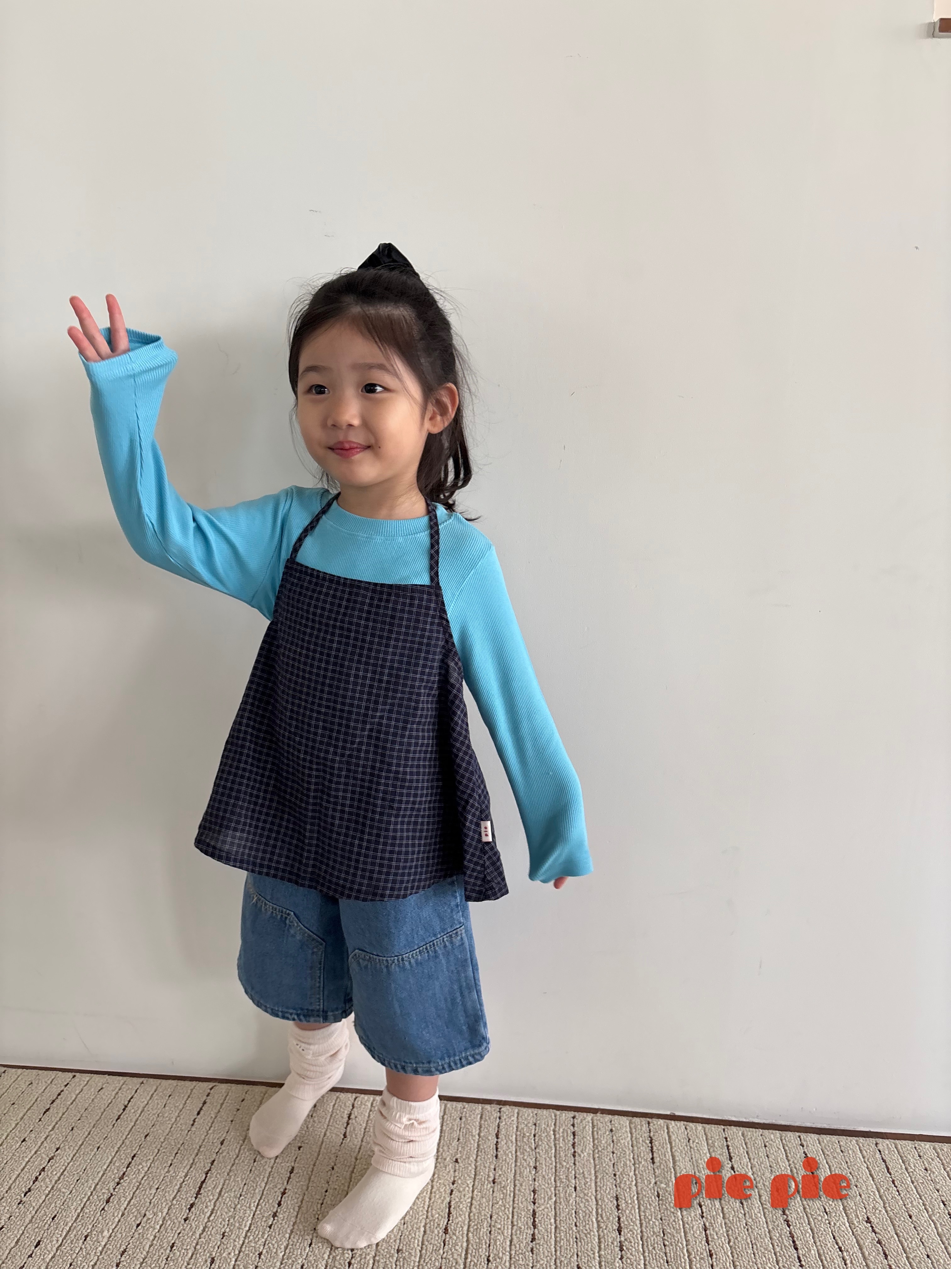 草地野餐綁帶上衣