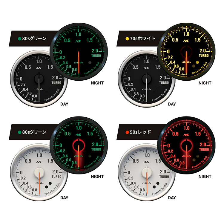 DEFI ADVANCE RS II 高反差錶頭 渦輪錶 油壓錶 燃壓錶 油溫錶 水溫錶 排溫錶 轉速錶