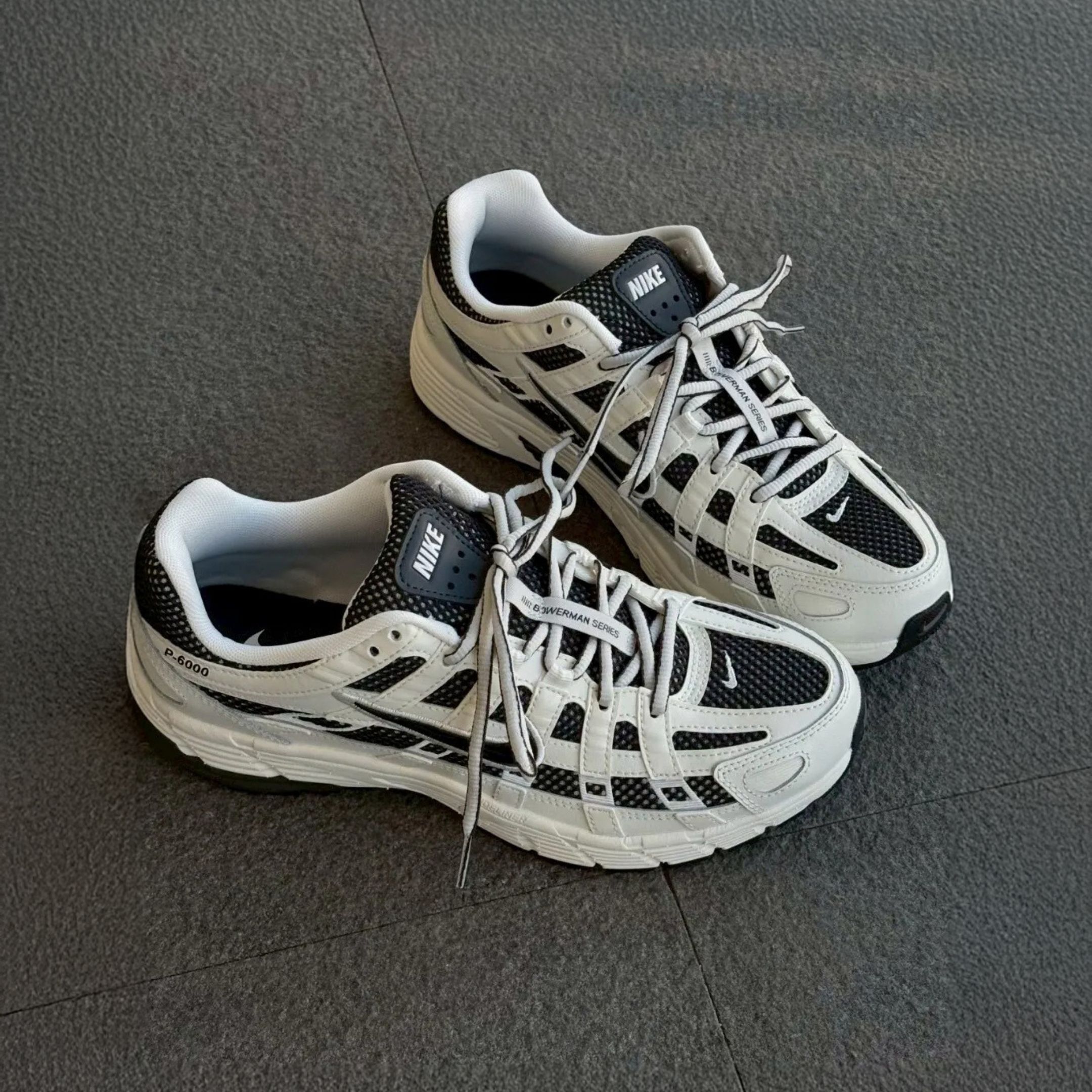 NICEDAY 代購 Nike P-6000 黑白 白黑 灰白 石灰 網眼 P6000 白武士 IO8711-101