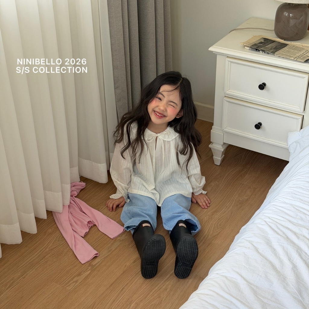 正韓春Ninibello 兩色原色牛仔直筒褲