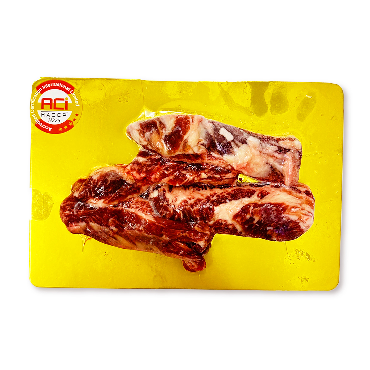 澳洲YP草飼黑安格斯牛肋條(急凍-18度)(約250-300g)｜燒烤｜高蛋白｜低脂肪