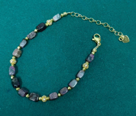 0120GZ43-舒俱來SU-sjl395桃紅碎鑽手鏈（A43）