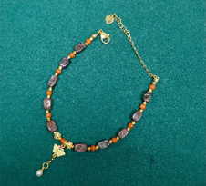 0120GZ45-舒俱來SU-sjl478果醬紅手鏈（A45）