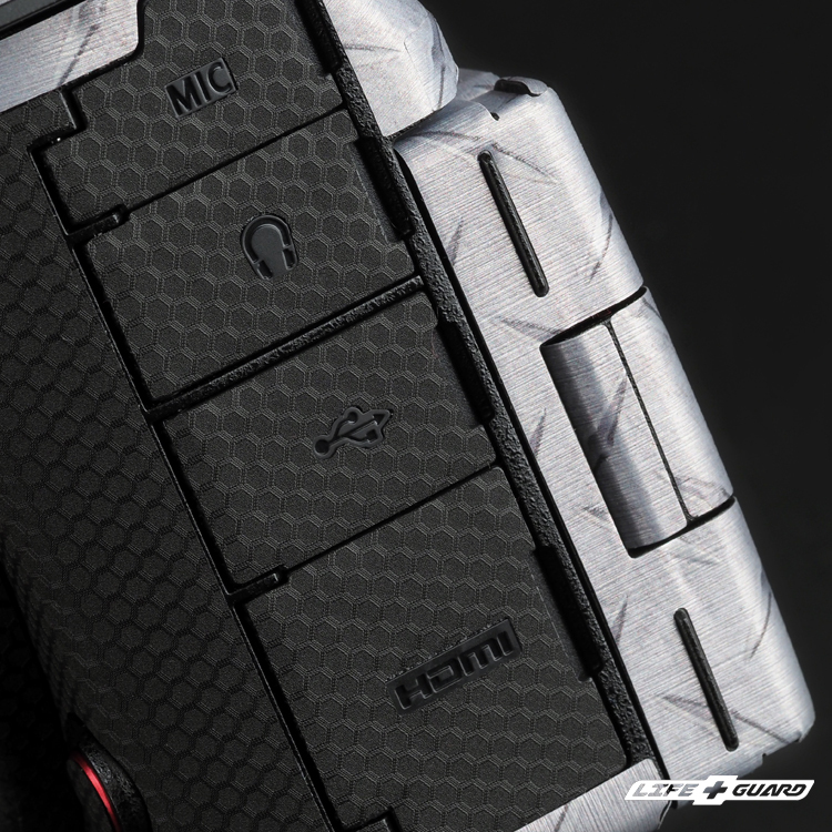 LIFE+GUARD 相機貼膜安裝示意，適用 Panasonic LUMIX DC-S1RM2 / S1RII