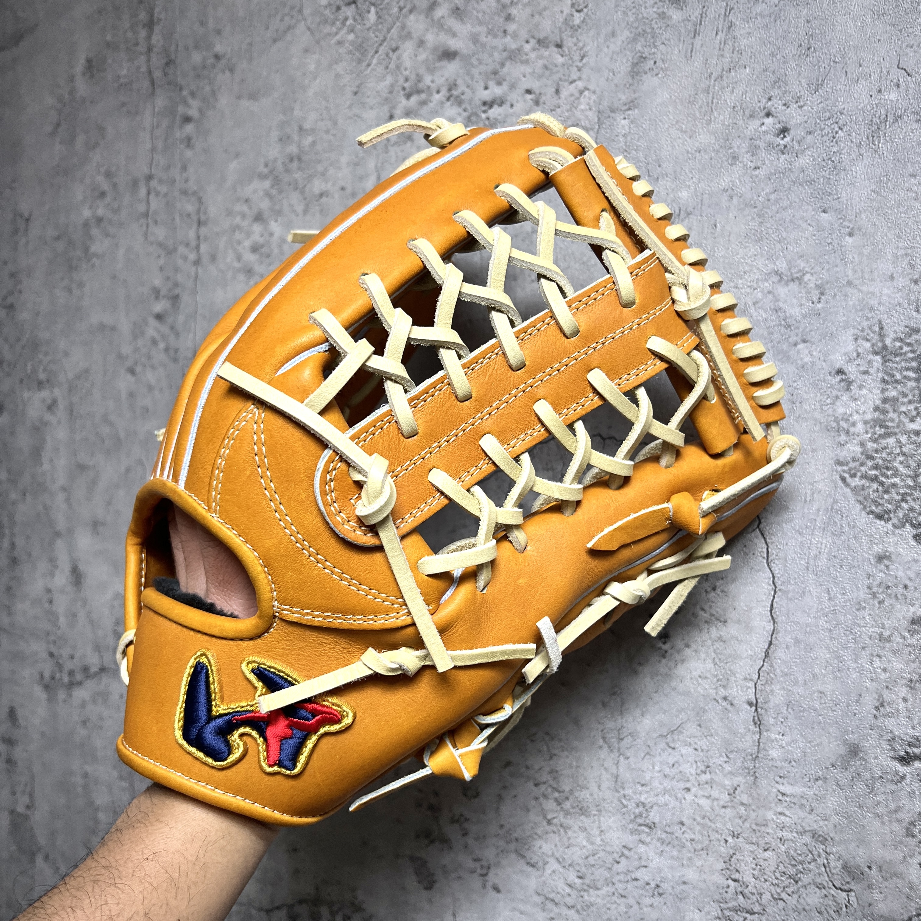 12.4吋 獨角獸 北海道和牛 硬式 外野 經典棕色 WGK5FPUT92 西島刻印