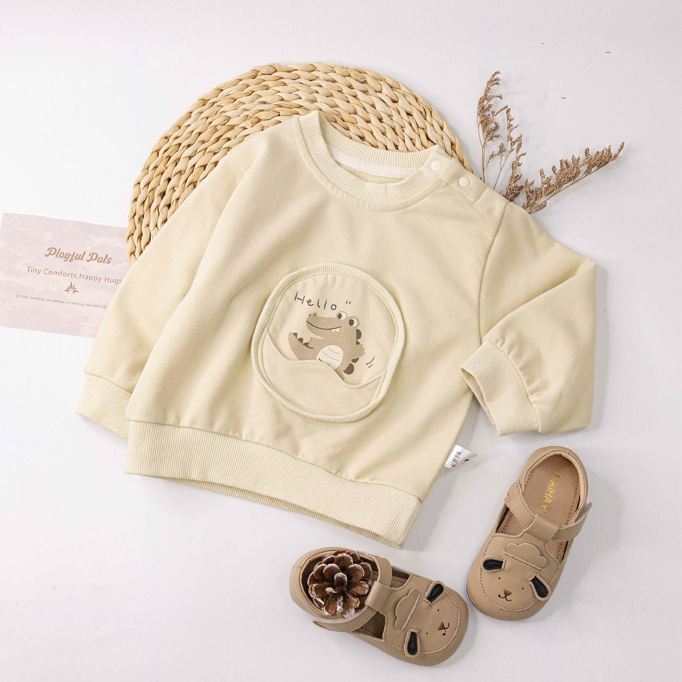 【H55940】Hello鱷魚躲貓貓上衣＊二色