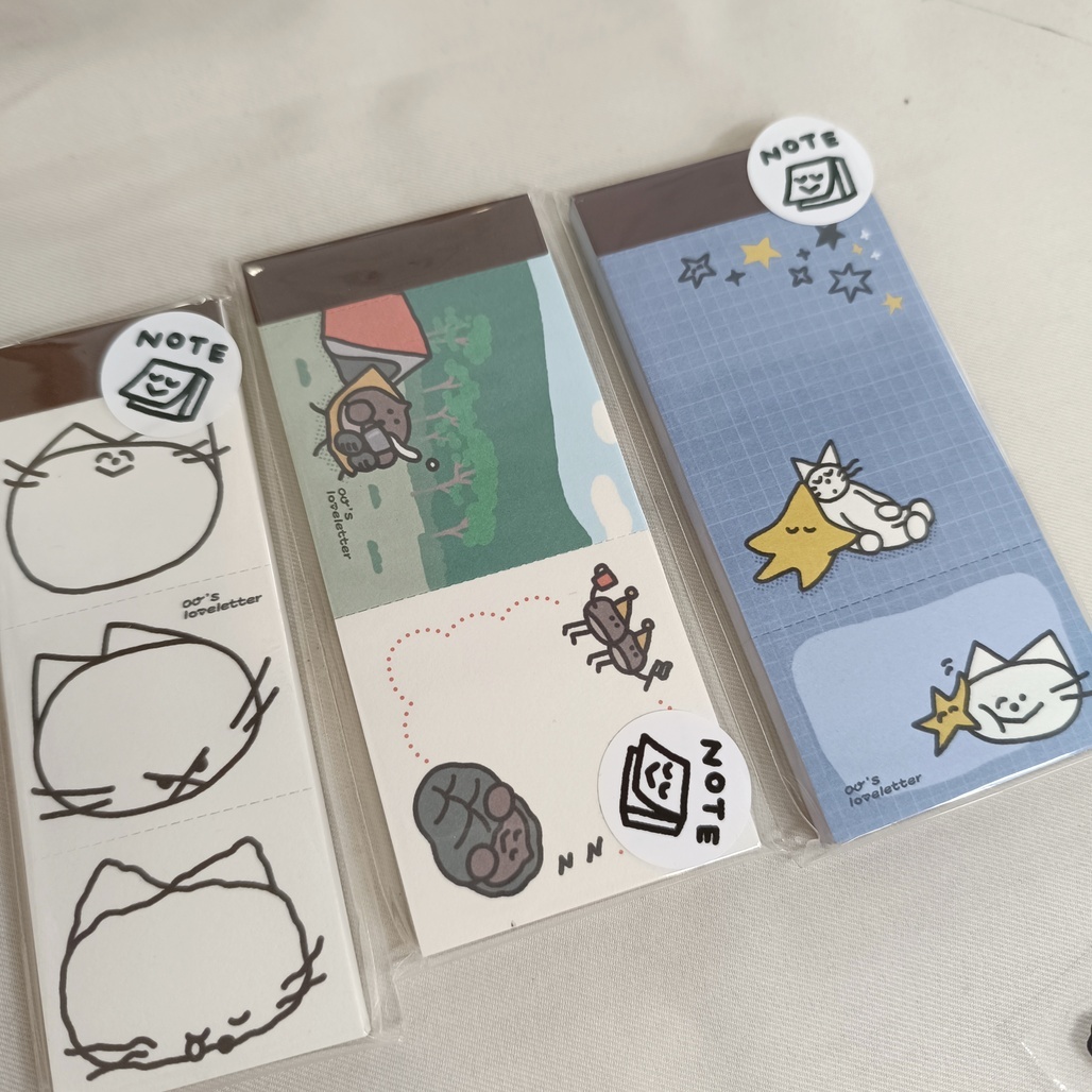 寫情書的人．可斯便簽本 共三款