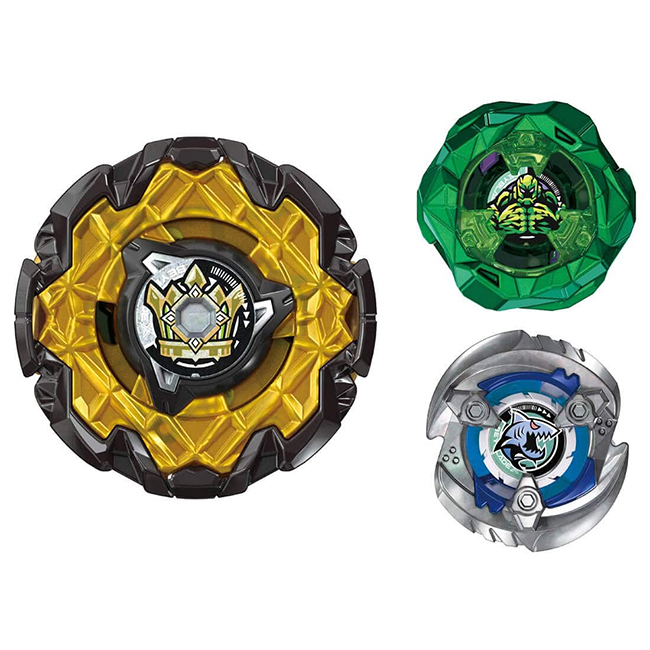 Takara Tomy 爆旋陀螺X - CX-11 甲板套裝 (帝皇霸權 HOp, 魔像巨石 M-85HN, 烈鯊鰓刃 5-60FB)