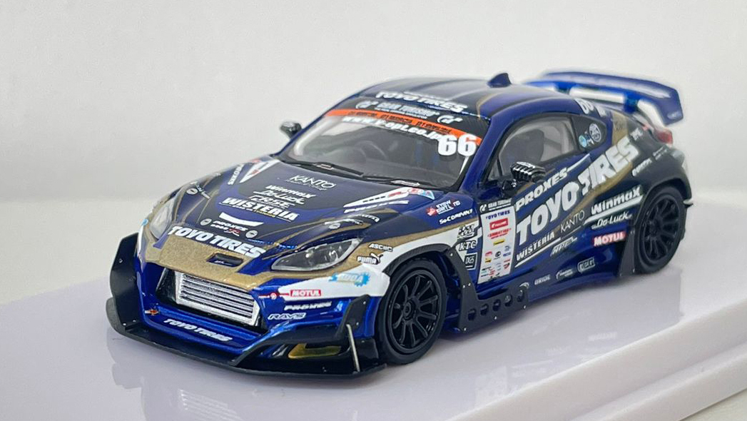 PO-$180 * GULLIVER64 * 1:64 GR86 Team Toyo Tires Drift D1GP 2025 #66 H.Fujino