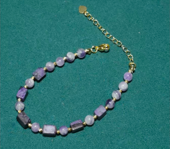 0120GZ49-舒俱來SU-sjl422紫羅蘭紫晶手鏈（A49）