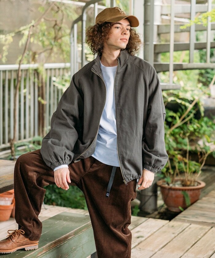 預購┃FREAK'S STORE 寬版 立領 鋪棉 水洗 重磅 飛行外套