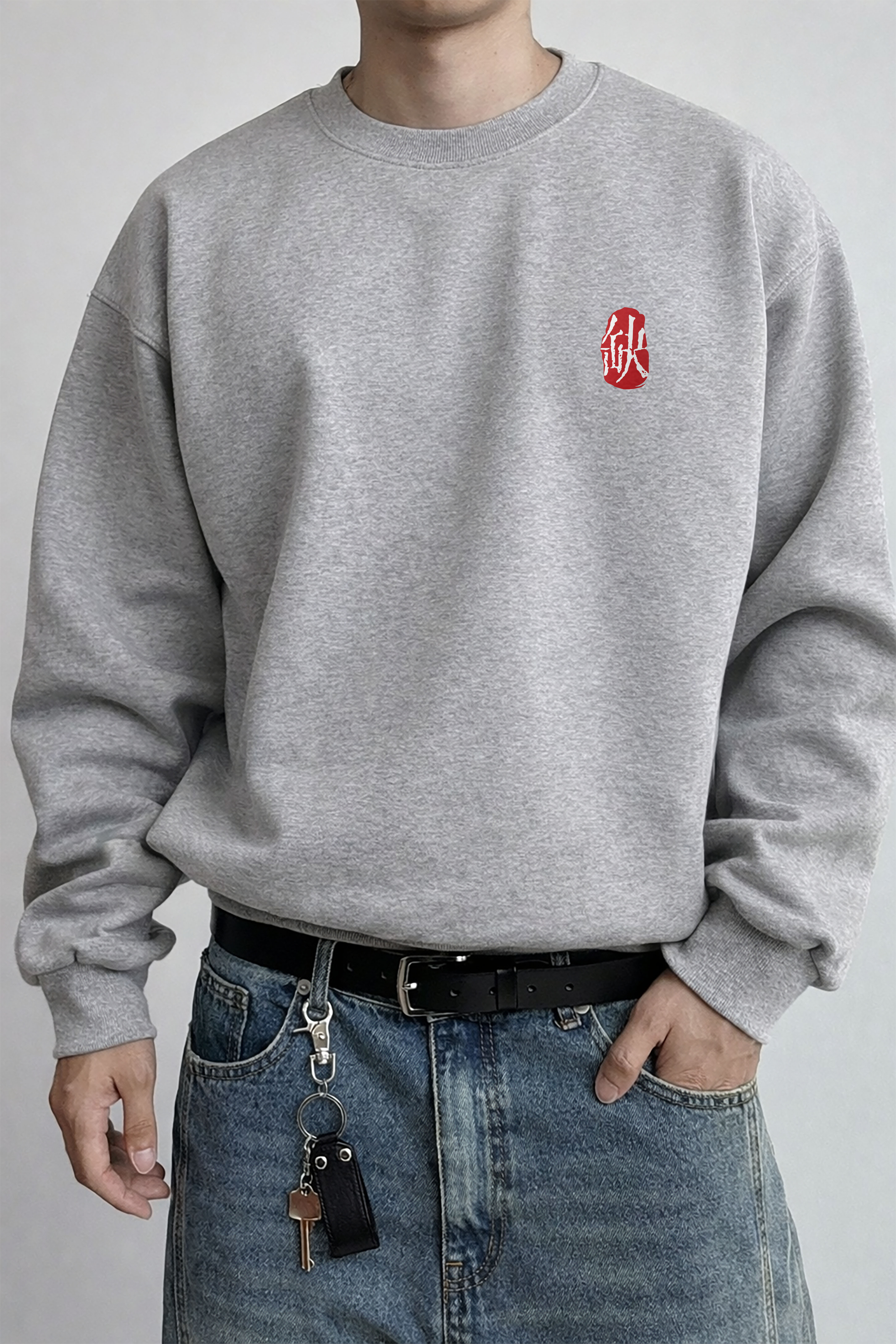 BDK.製造 - 給我錢 - 大學T〈BDK2545〉