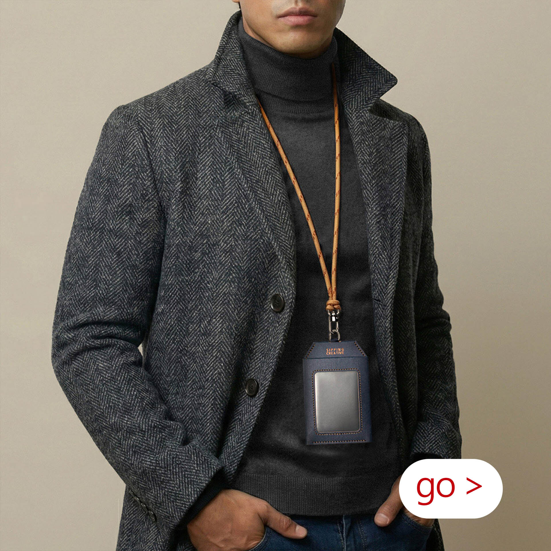 簡約證件套_極簡黑