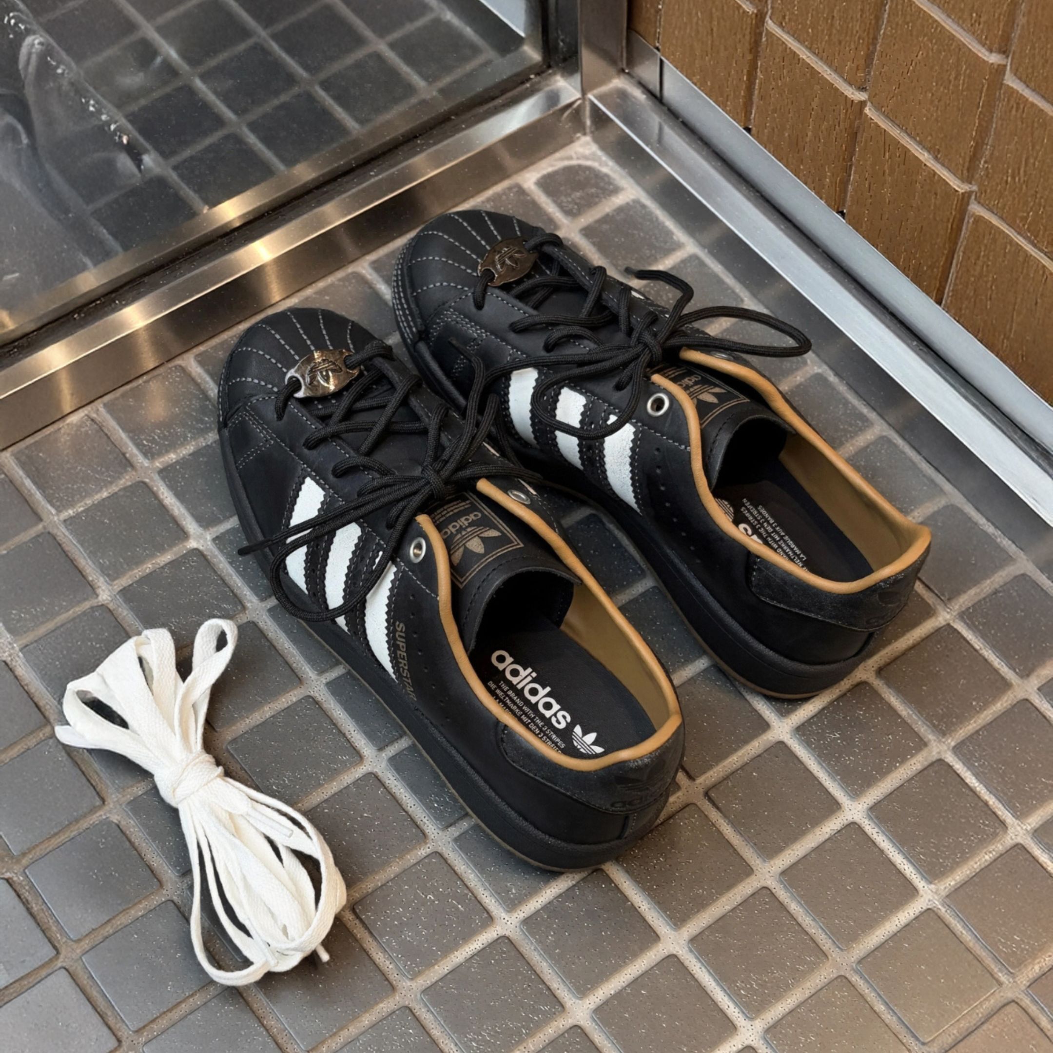 NICEDAY 代購 Adidas Superstar II Black 黑 黑魂 黑鞋 黑金 皮革 KI6590