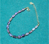 0120GZ50-舒俱來SU-sjl421紫羅蘭橫切手鏈（A50）