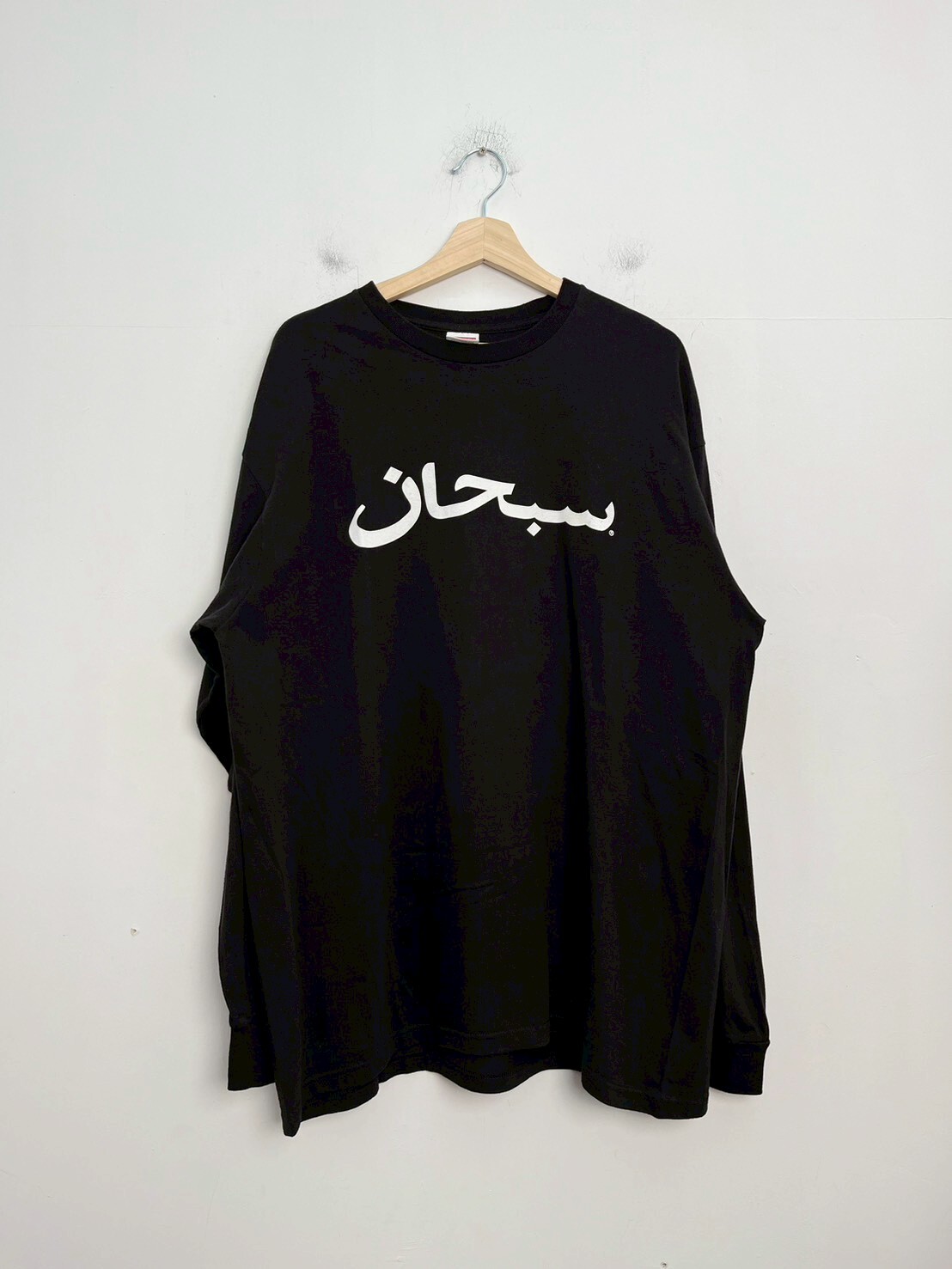 SUPREME Arabic Logo L/S Tee  SIZE XL