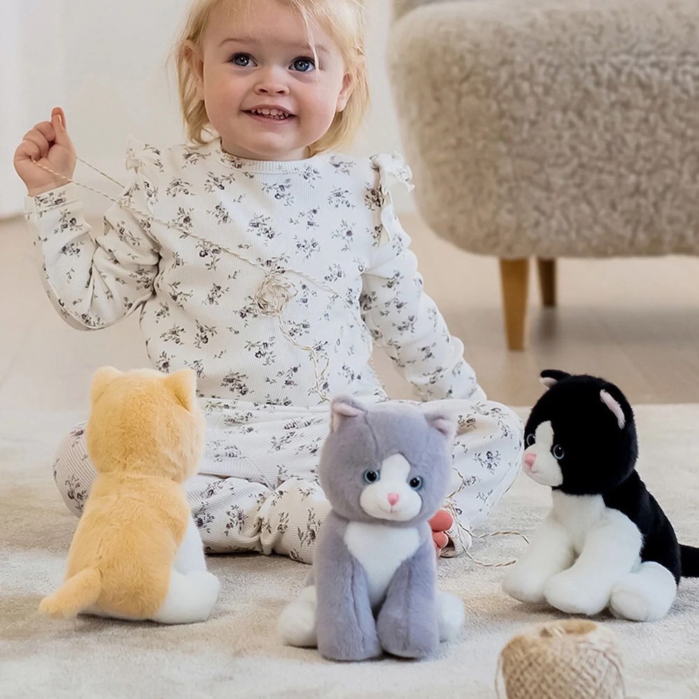 TeddyKompaniet 灰白貓咪