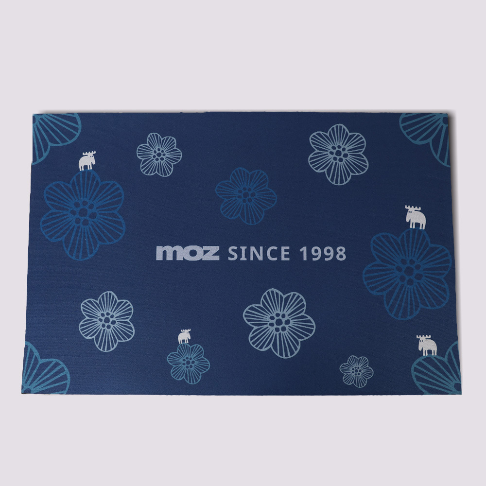 速乾軟式硅藻防滑地墊- 花鹿(藍)