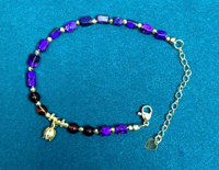 0120GZ59-舒俱來SU-SJL344紅絲絨滿色鈴蘭手鏈（A59）