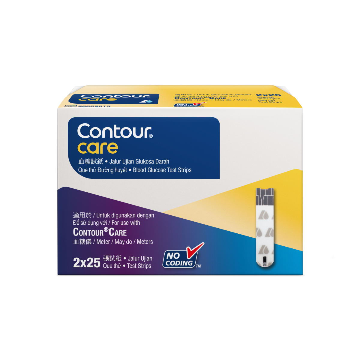 Contour Care 血糖測試紙 2x25片裝