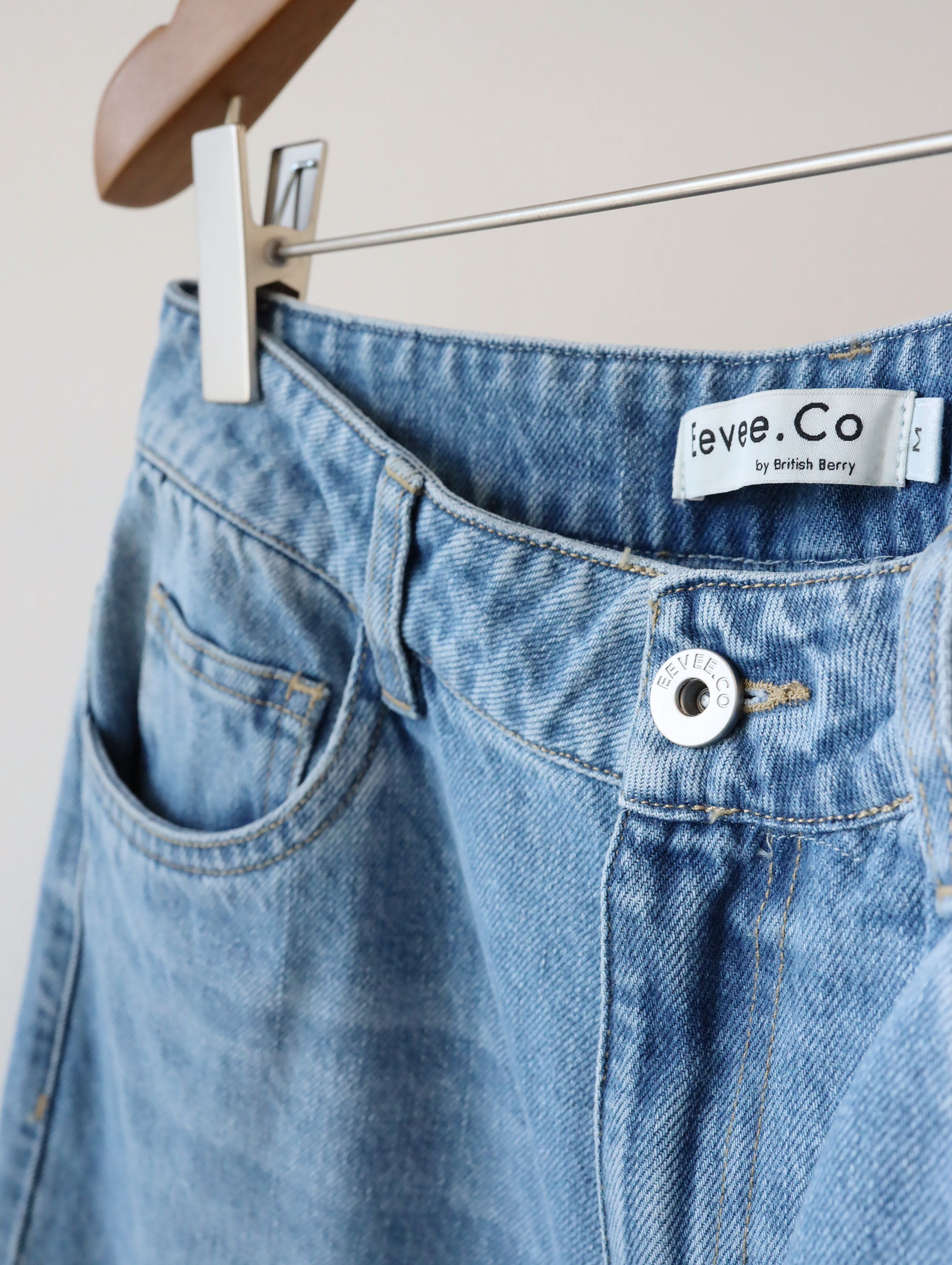 現貨 7366 藍調直筒闊腳牛仔褲