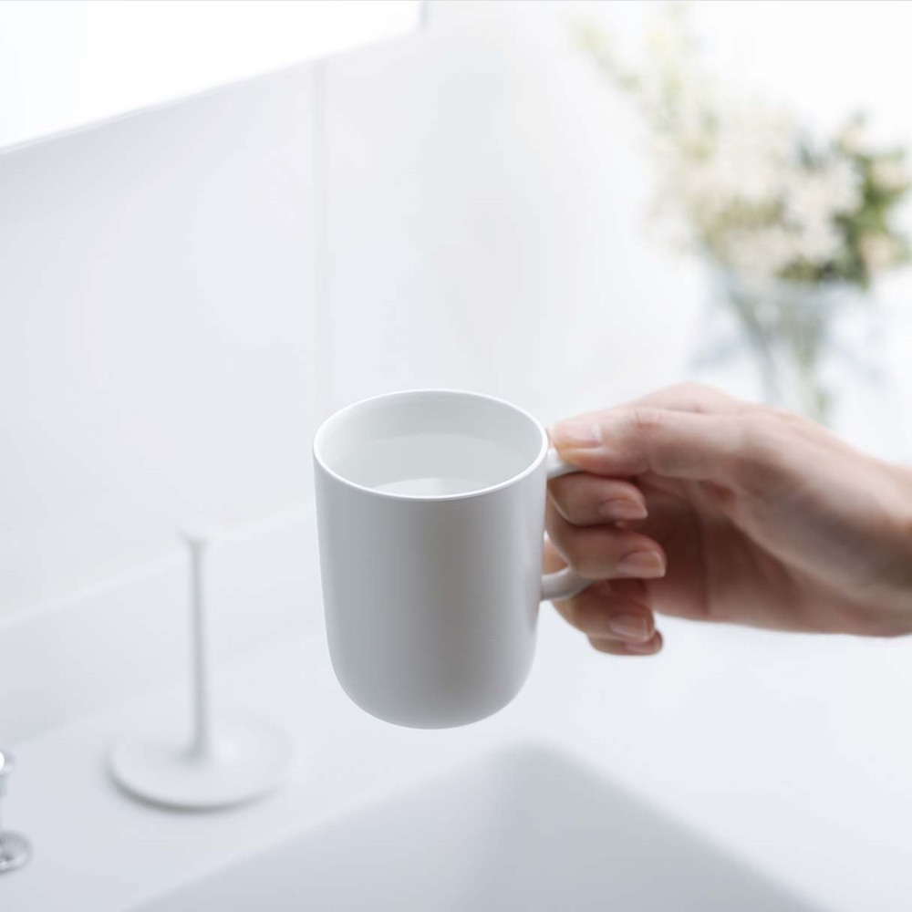 日本marna 潄口杯架組185ml (兩色任選)