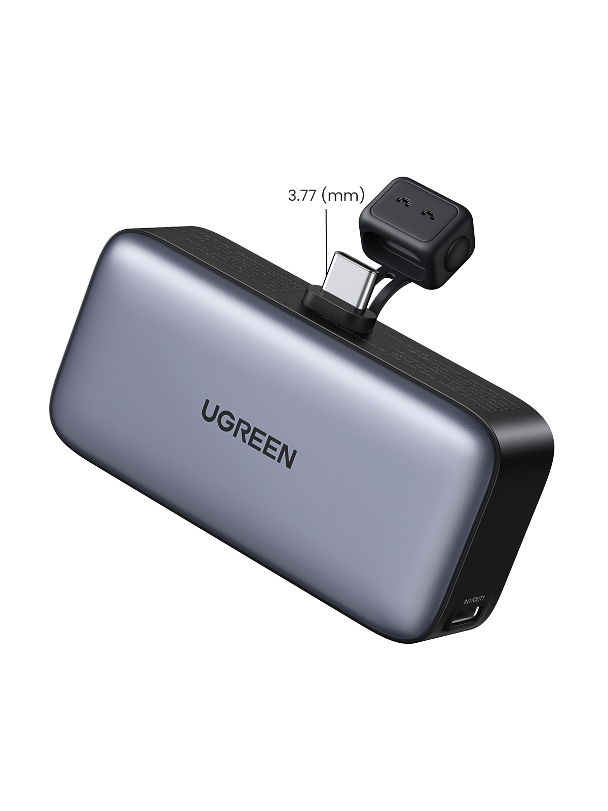 Ugreen USB-C 5000mAh 手機支架行動電源_PB503-35338