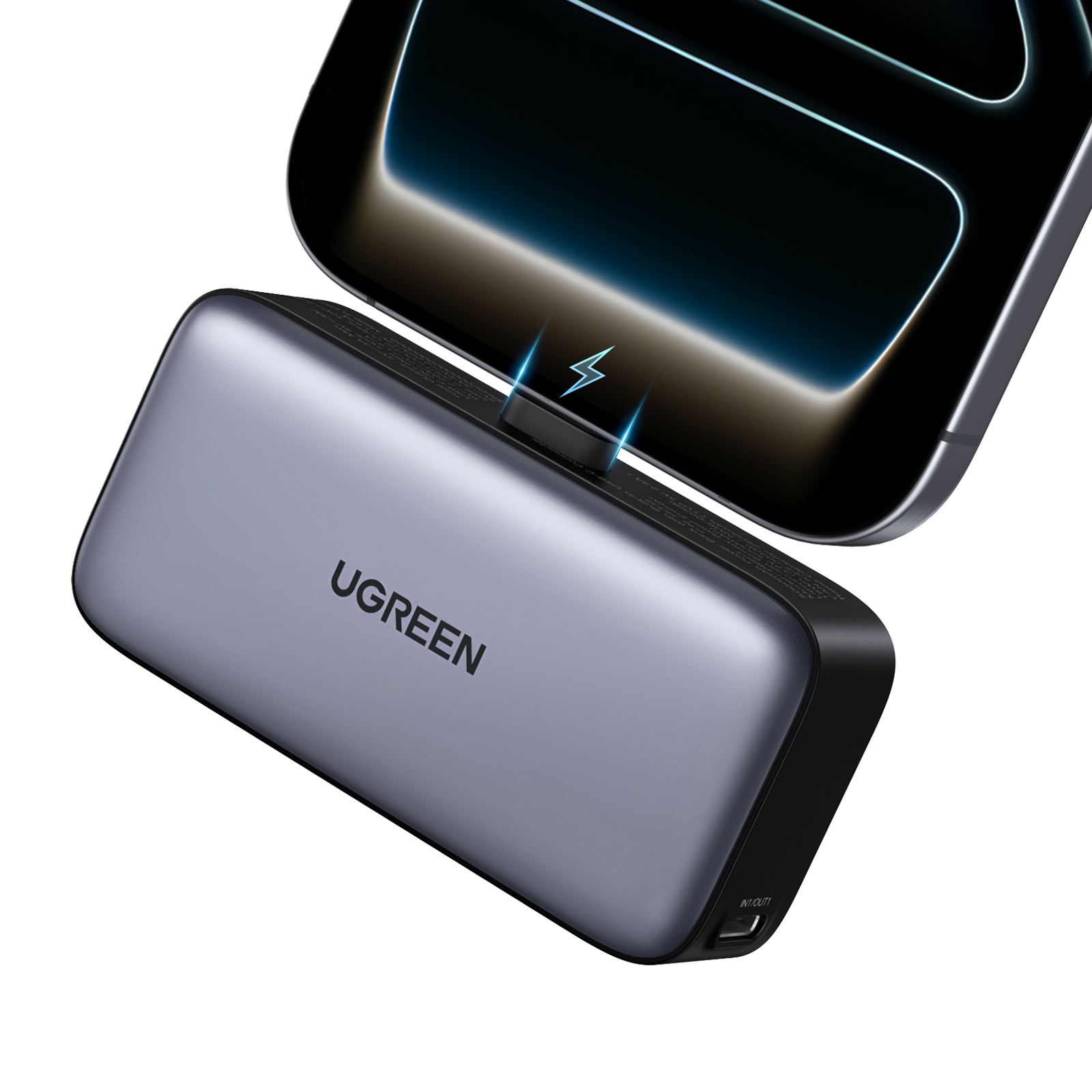 Ugreen USB-C 5000mAh 手機支架行動電源_PB503-35338