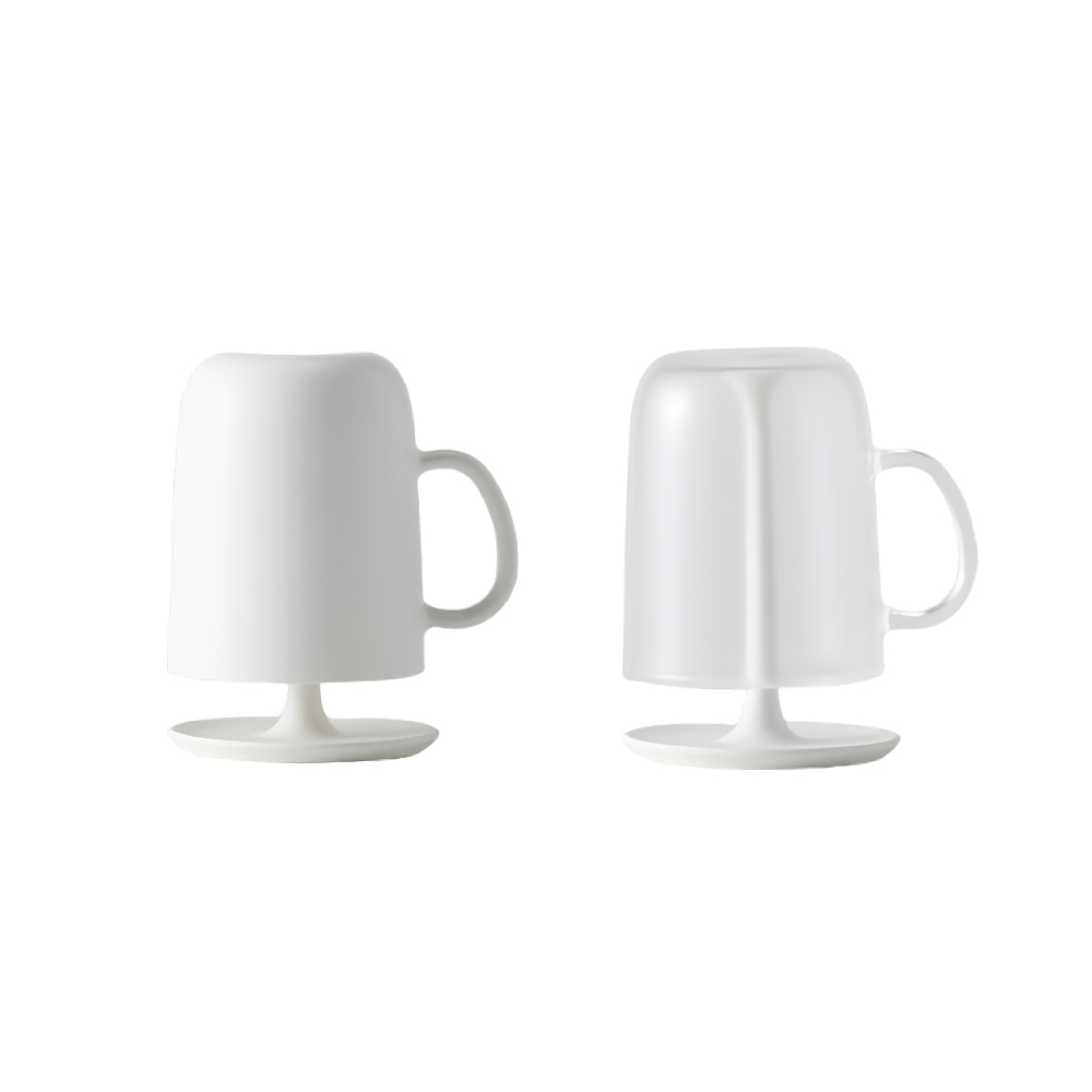 日本marna 潄口杯架組185ml (兩色任選)