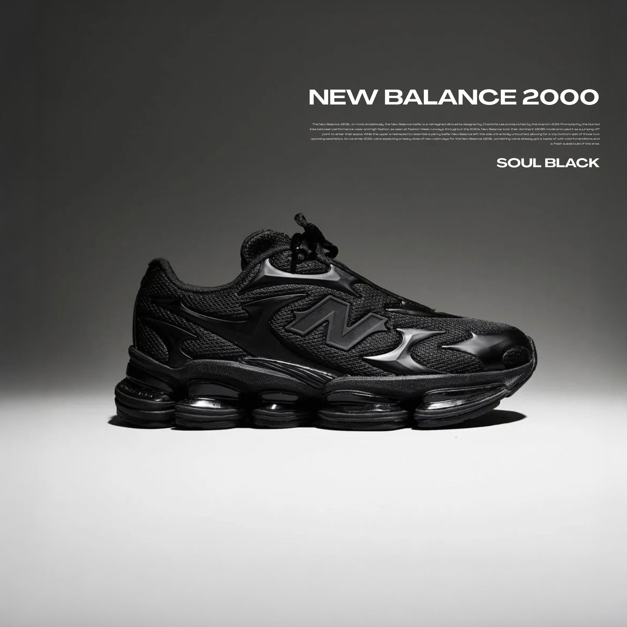 NICEDAY 代購 New Balance 2000 黑 全黑 黑武士 黑魂 復古 NB2000 U200078C