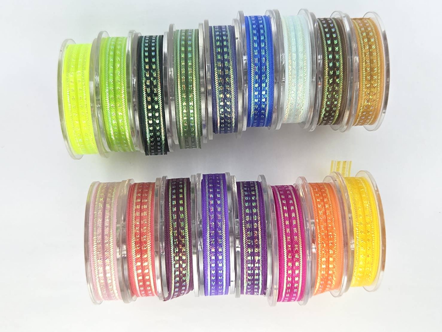 雙排珍珠片蔥網紗/10mm