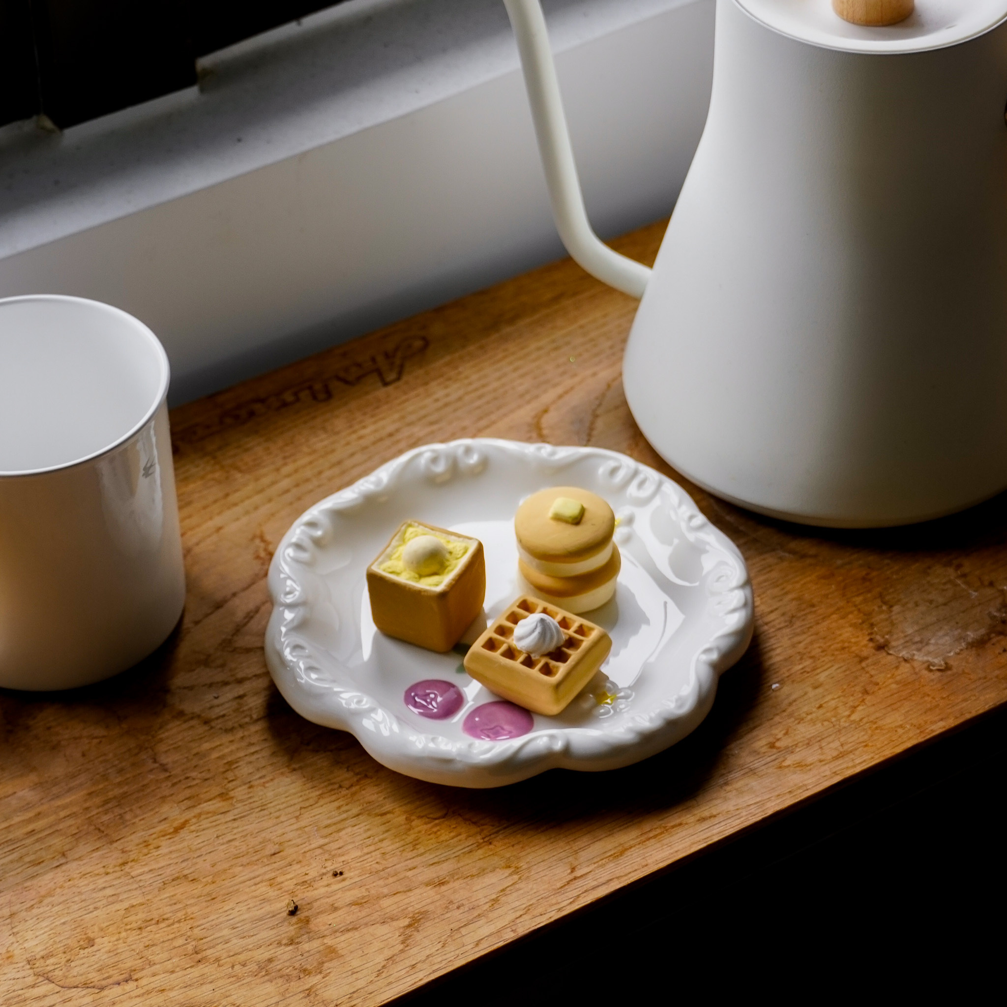 可愛復古風陶瓷餐盤 兩款售