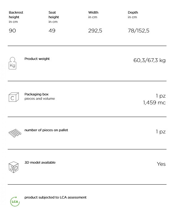 Nardi Komodo 5 BIANCO Sunbrella® - #36370AD(s)