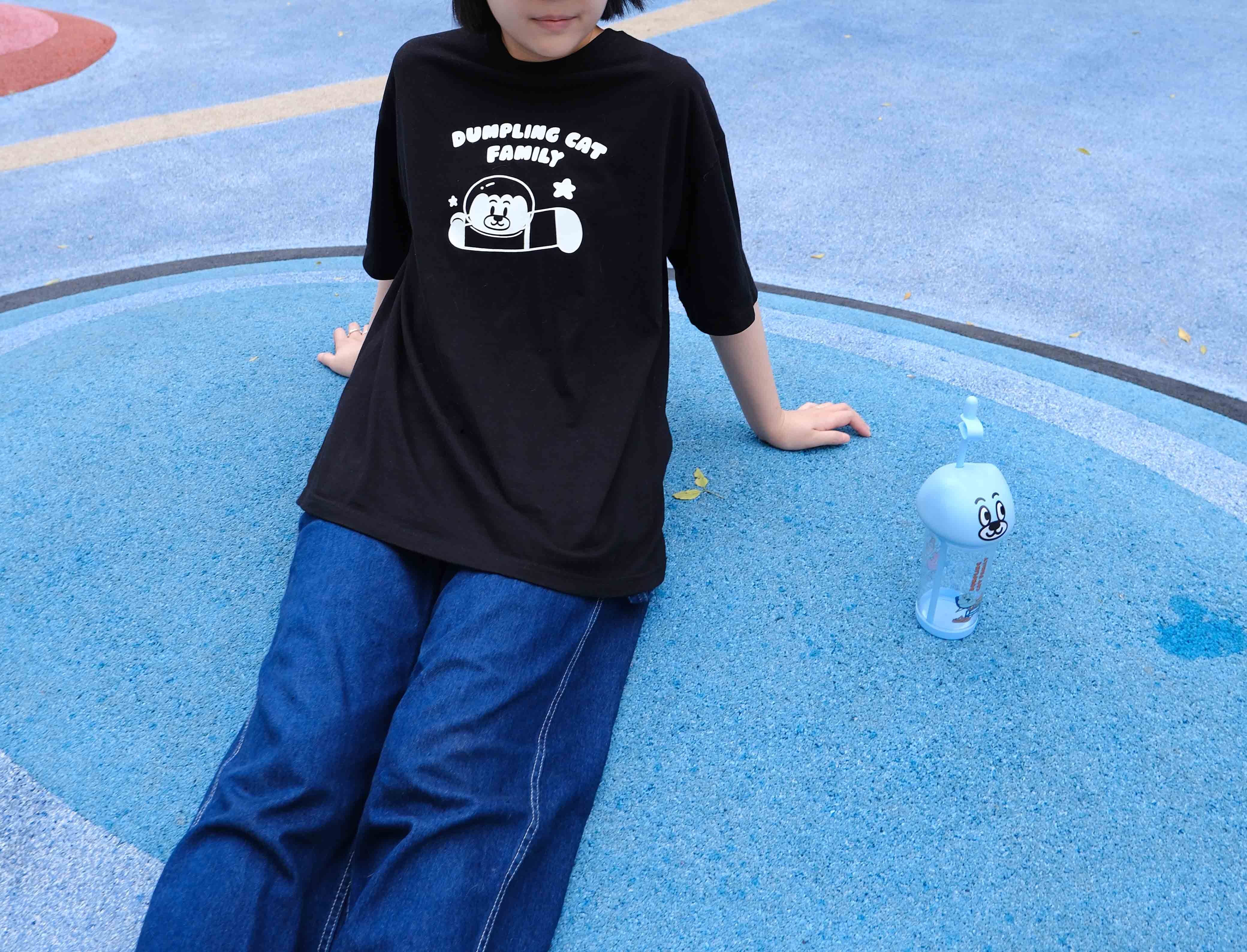 夜光太空餃貓 T-shirt