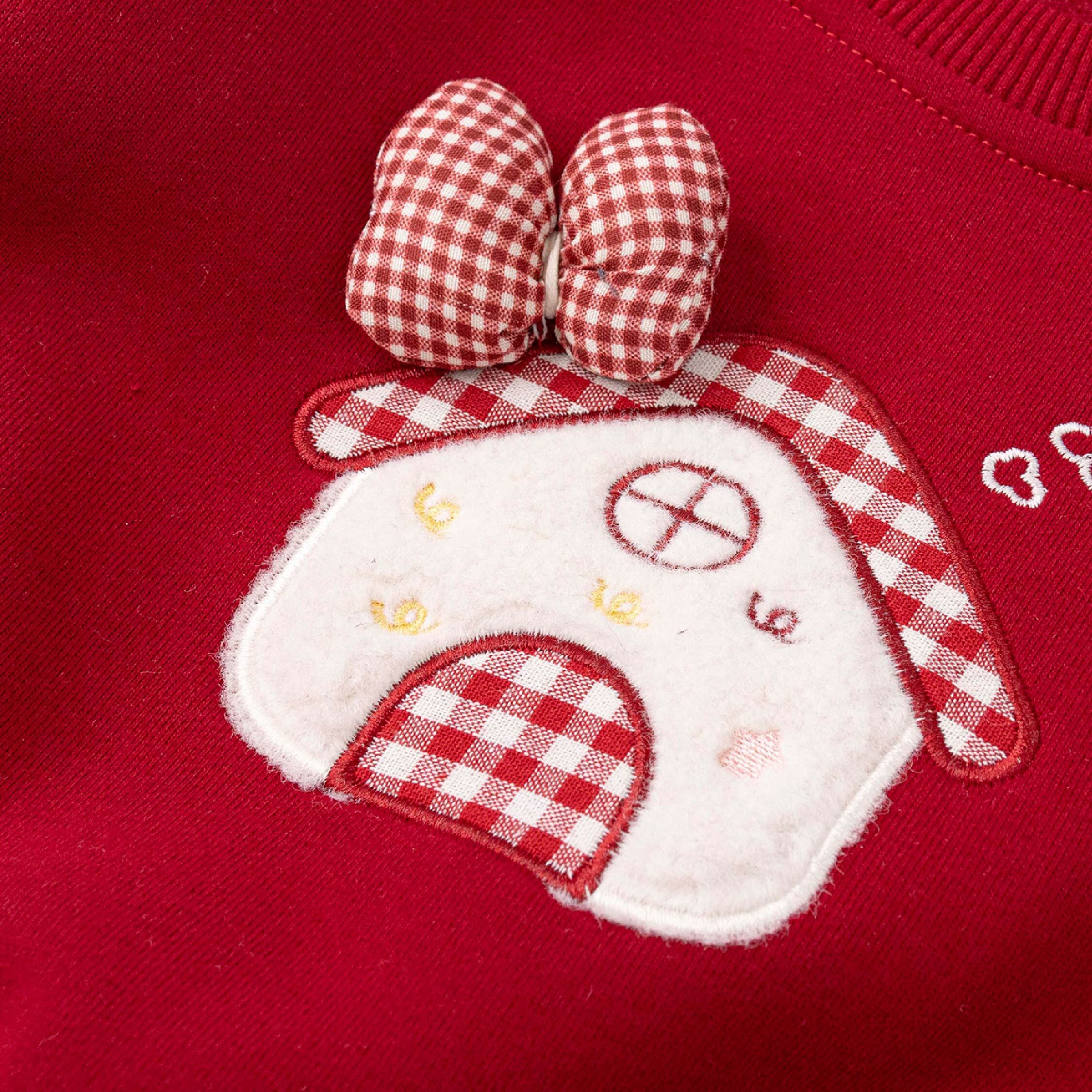 【H56131】可愛拼貼小房子上衣