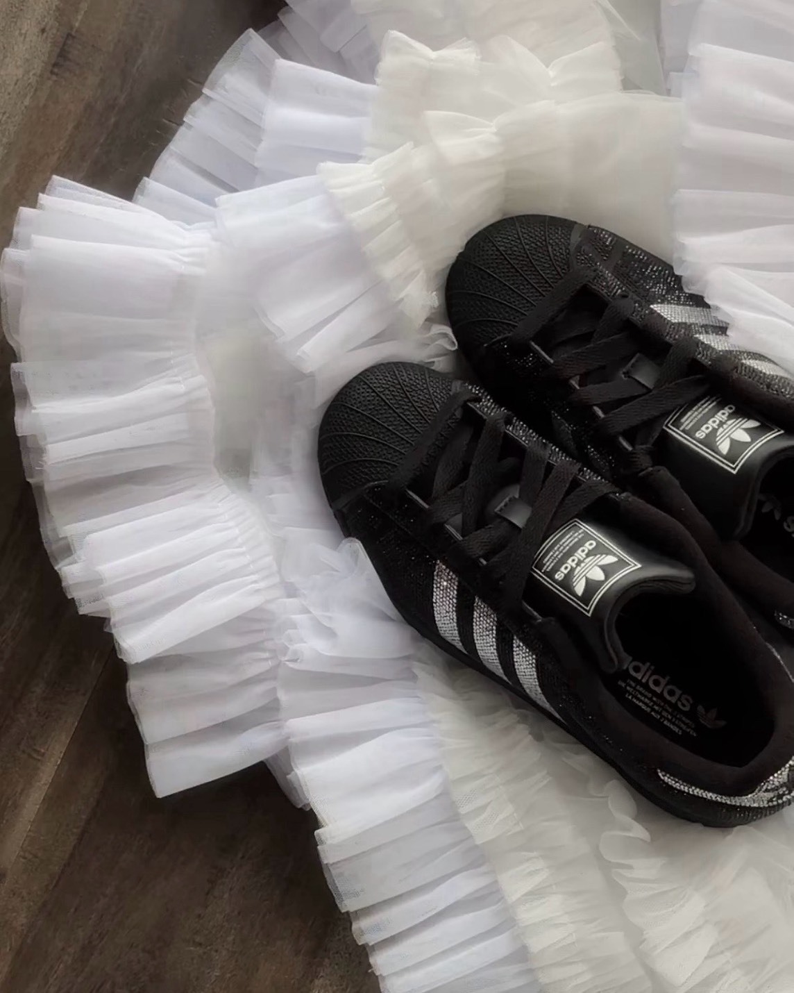 <閃閃高級感>Adidas Originals superstar 2 滿鑽 貝殼頭 黑銀