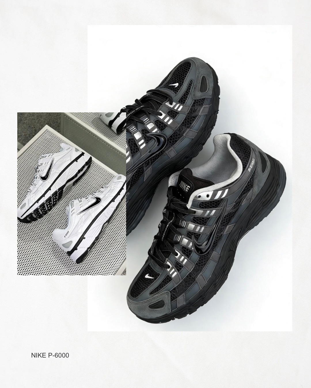 Nike P-6000 黑灰HF0015-002 / 白黑IO8711-101