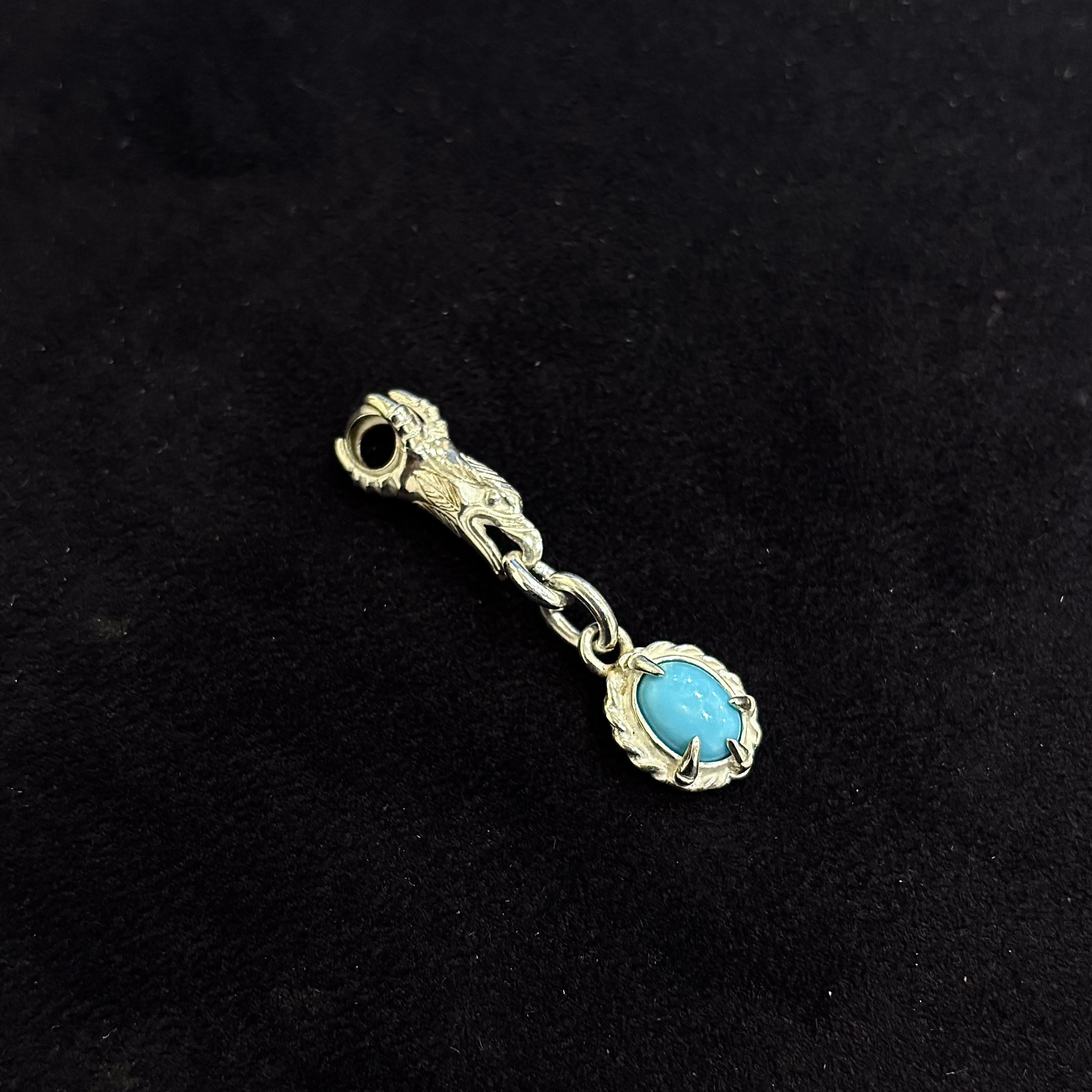 鷹頭松石吊墜隔珠