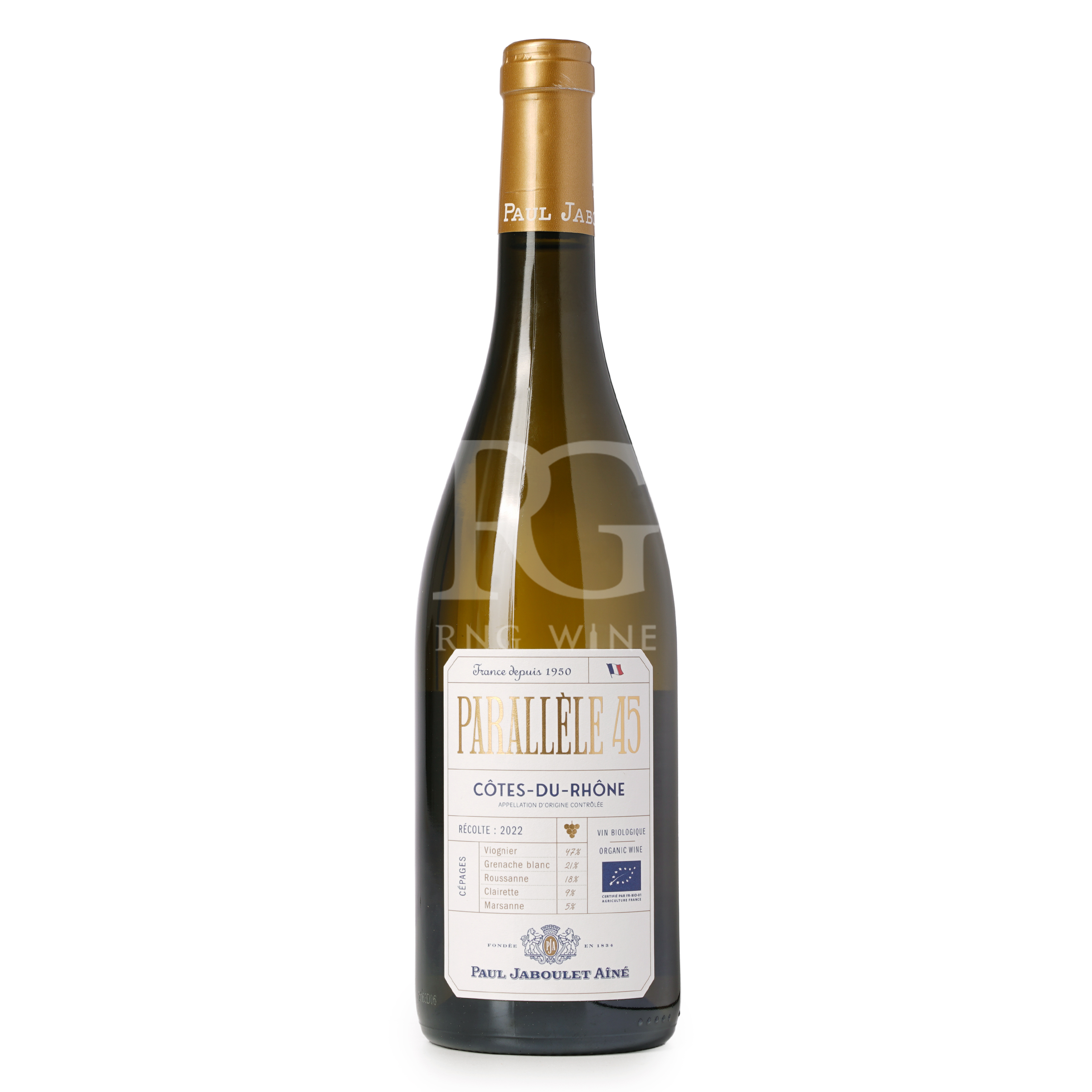 Paul Jaboulet Cotes du Rhone Parallele 45 Blanc 2021