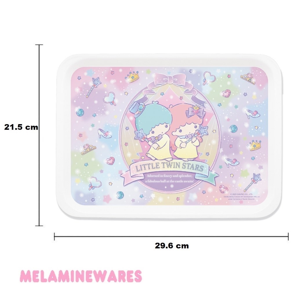 雙星仙子 Sanrio 托盤(中)(科學瓷)
