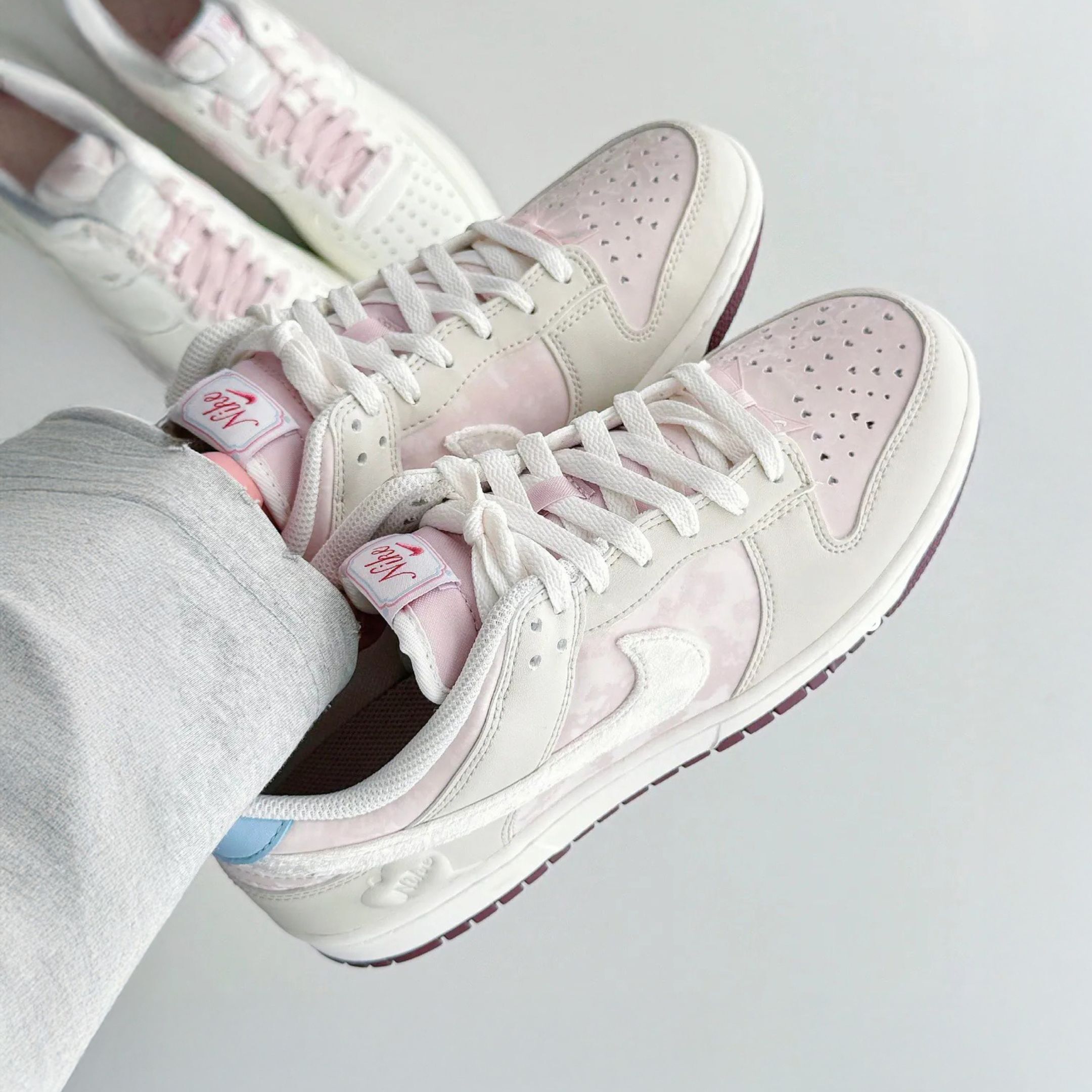 NICEDAY 現貨 Nike Dunk Low 情人節 2026 粉色 愛心 毛毛 絨毛 女鞋 IQ1145-610