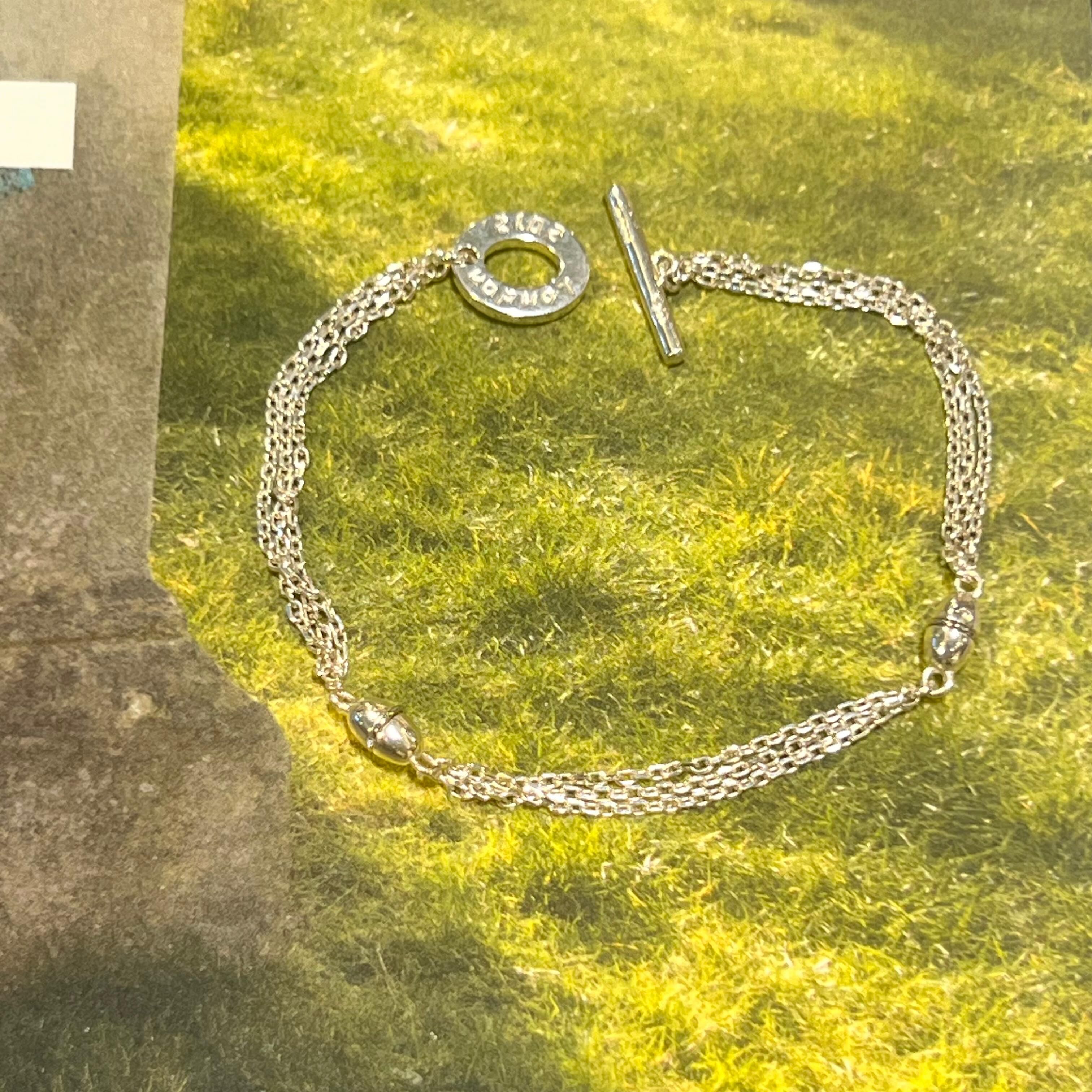 本週特價❣️99%NEW二手LINKS LONDON T BAR BRACELET 純銀手鏈 #香榭站正品