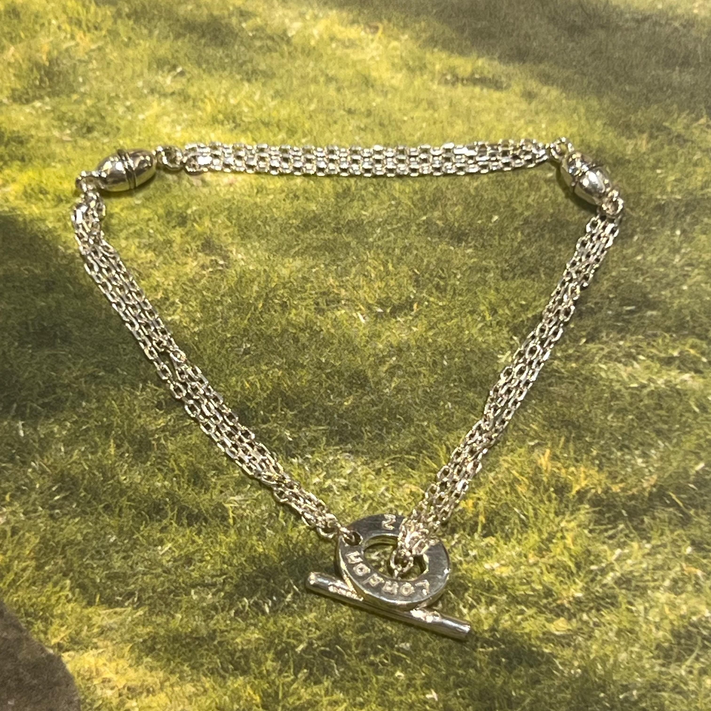 本週特價❣️99%NEW二手LINKS LONDON T BAR BRACELET 純銀手鏈 #香榭站正品